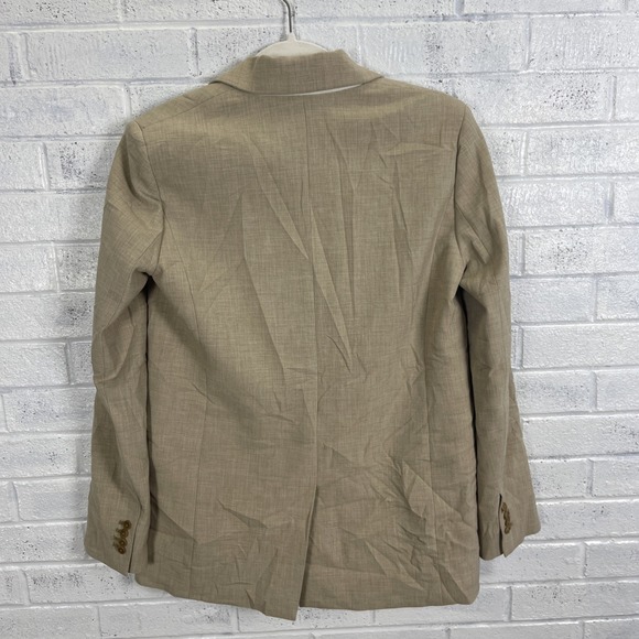 Wilfred Aritzia Oversized Blazer Beige Womens Size XS Office Preppy Old Money - Picture 2 of 16